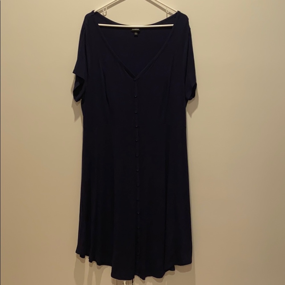 Torrid Navy Blue Dress